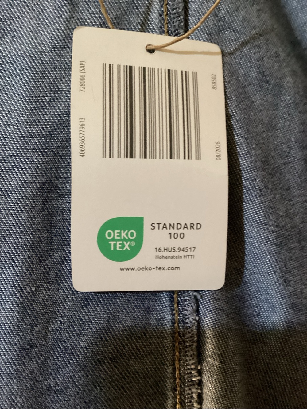 SERRA DENIM DRESS ( Size XL 16-18) Heavy Duty and Comfortabe - Picture 4 of 7